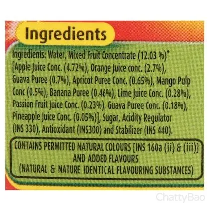 Real Mixed Fruit Juice 1 L view 5