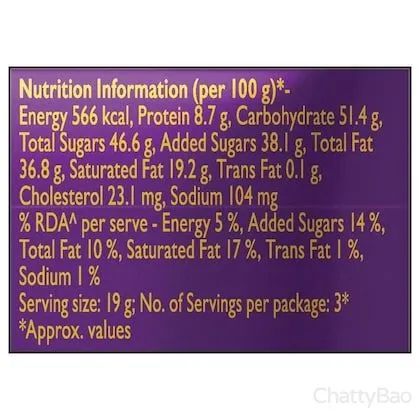 Cadbury Dairy Milk Silk - Hazelnut Chocolate Bar 58 g view 3