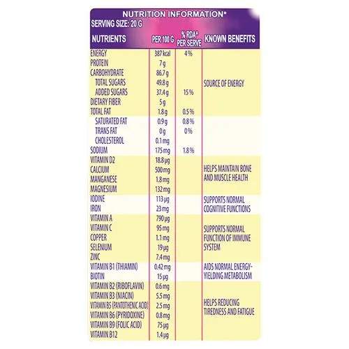 Cadbury Bournvita Chocolate Nutrition Drink Jar 1 Kg view 3
