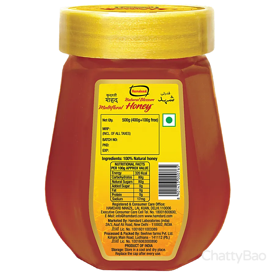 Hamdard Natural Blossom Honey 500 g view 2