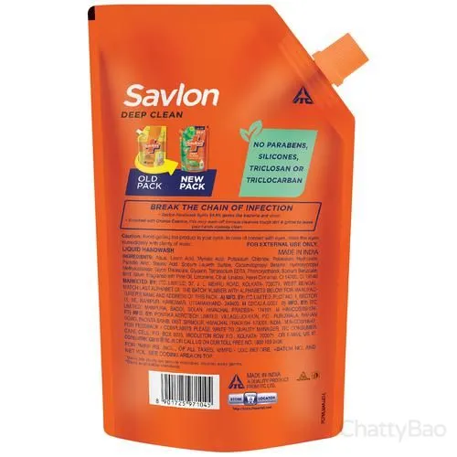 Savlon Deep Clean Handwash 675 ml view 2