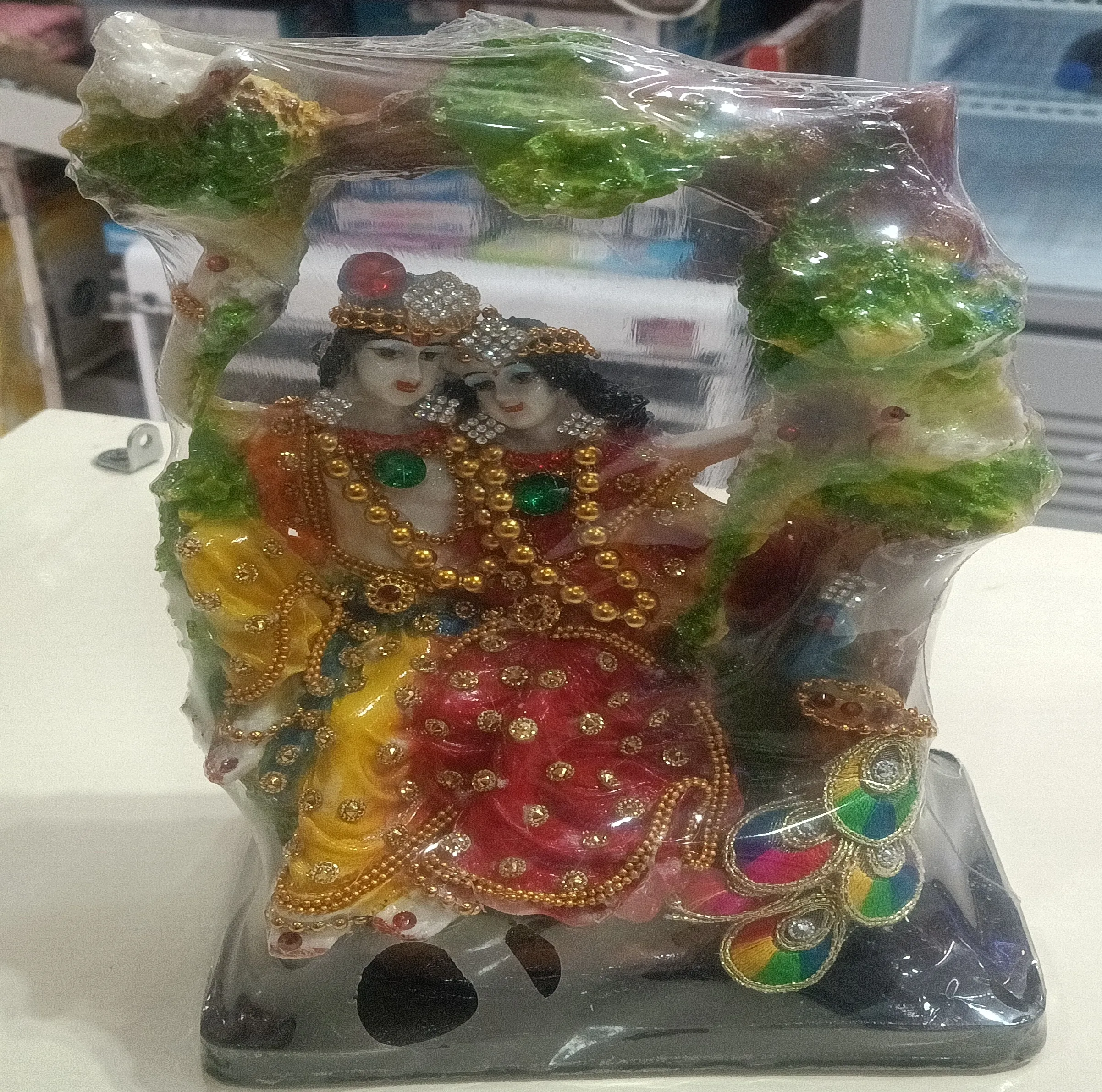 Radha Krishna Figurine view 2