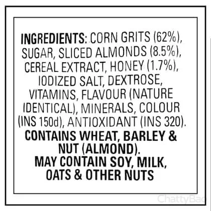 Kelloggs Real Almond & Honey Corn Flakes 1 Kg view 5