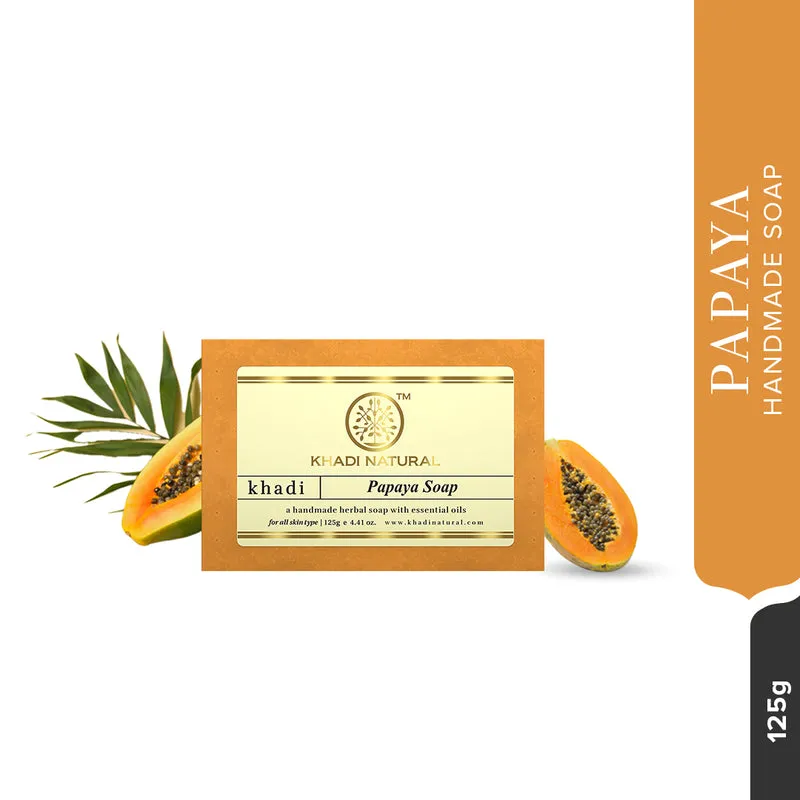 Khadi Natural Papaya Soap 125 g view 2