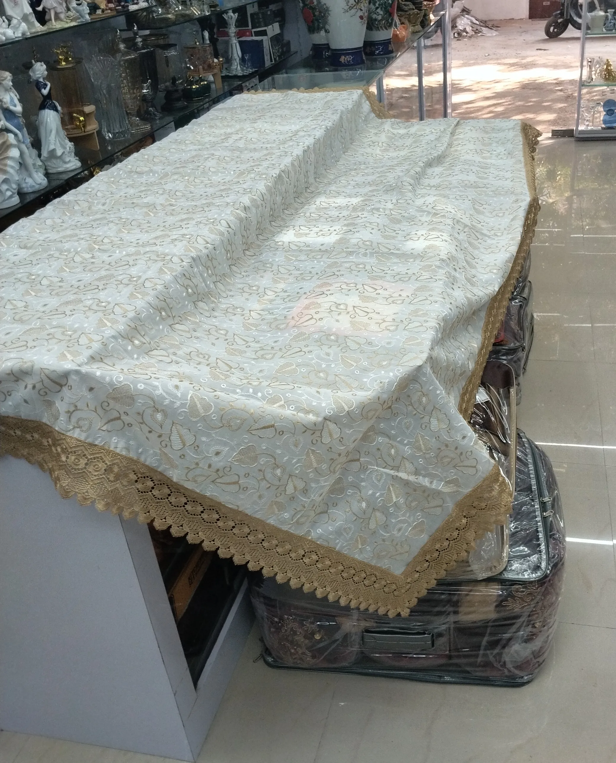 Embroidered Table Cloth view 2