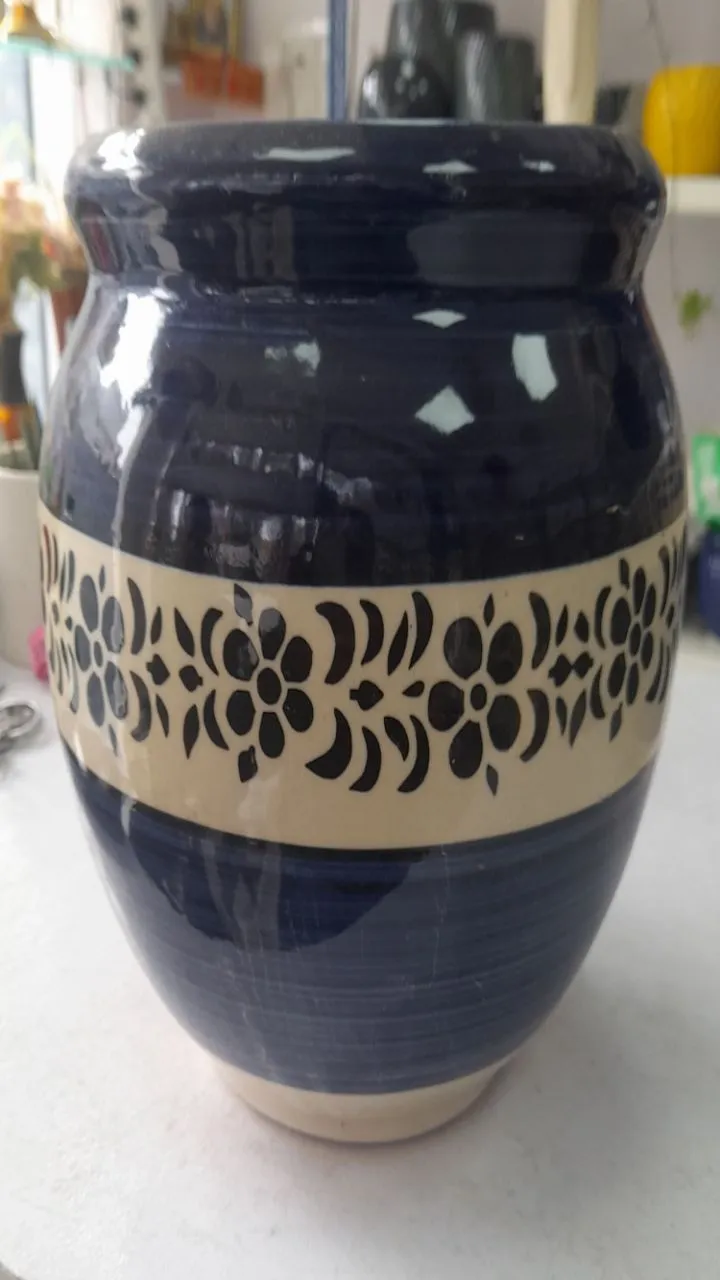 Decorative Ceramic Pot Set Of 3 view 3