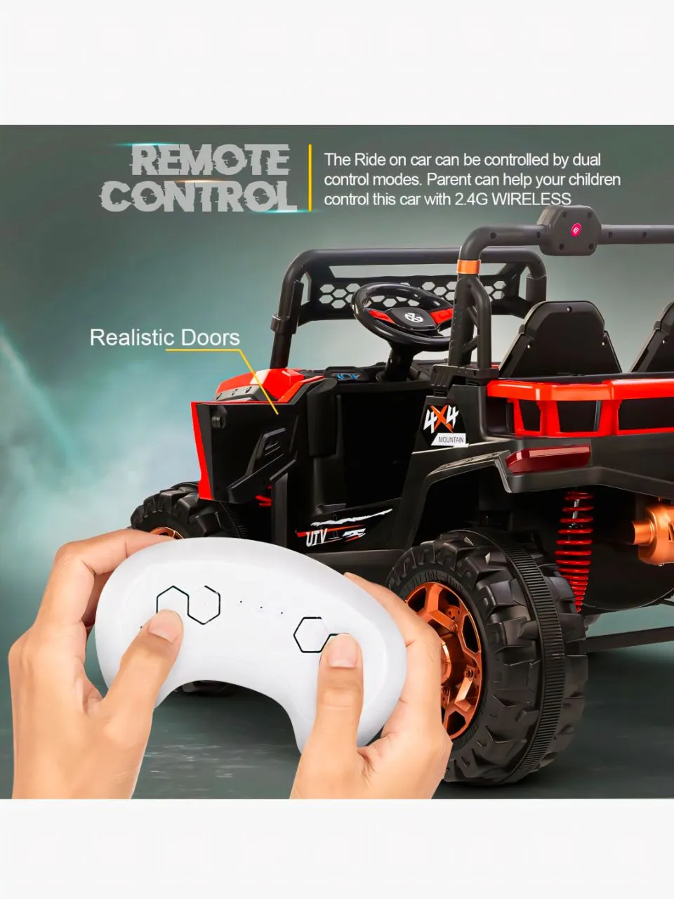 Baybee Rumble Battery Operated Jeep view 5