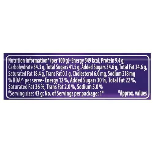 Cadbury Fuse Peanut & Caramel Filled Chocolate Bar 43 g view 3