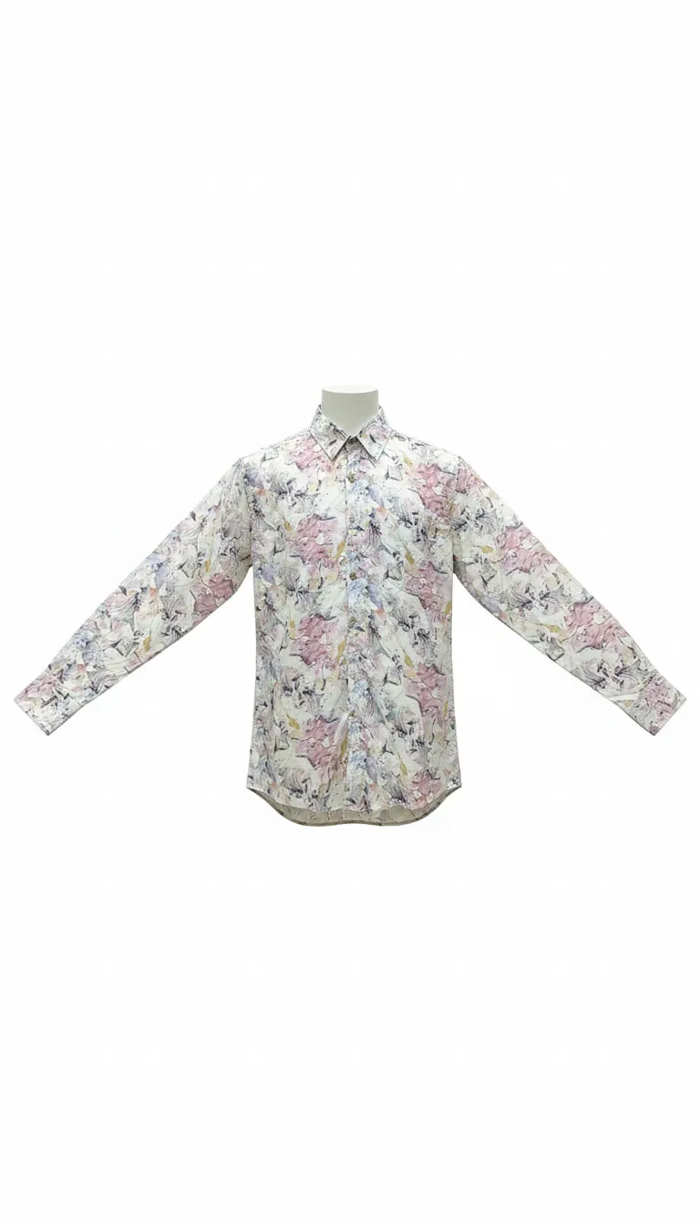 Mufti Floral Print Shirt view 2