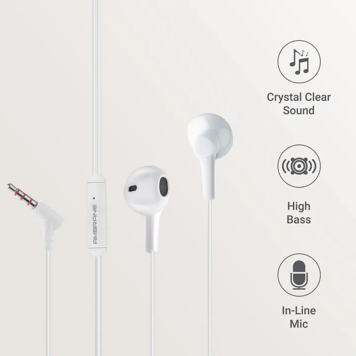 Ambrane EP 21 Wired Earphones view 3
