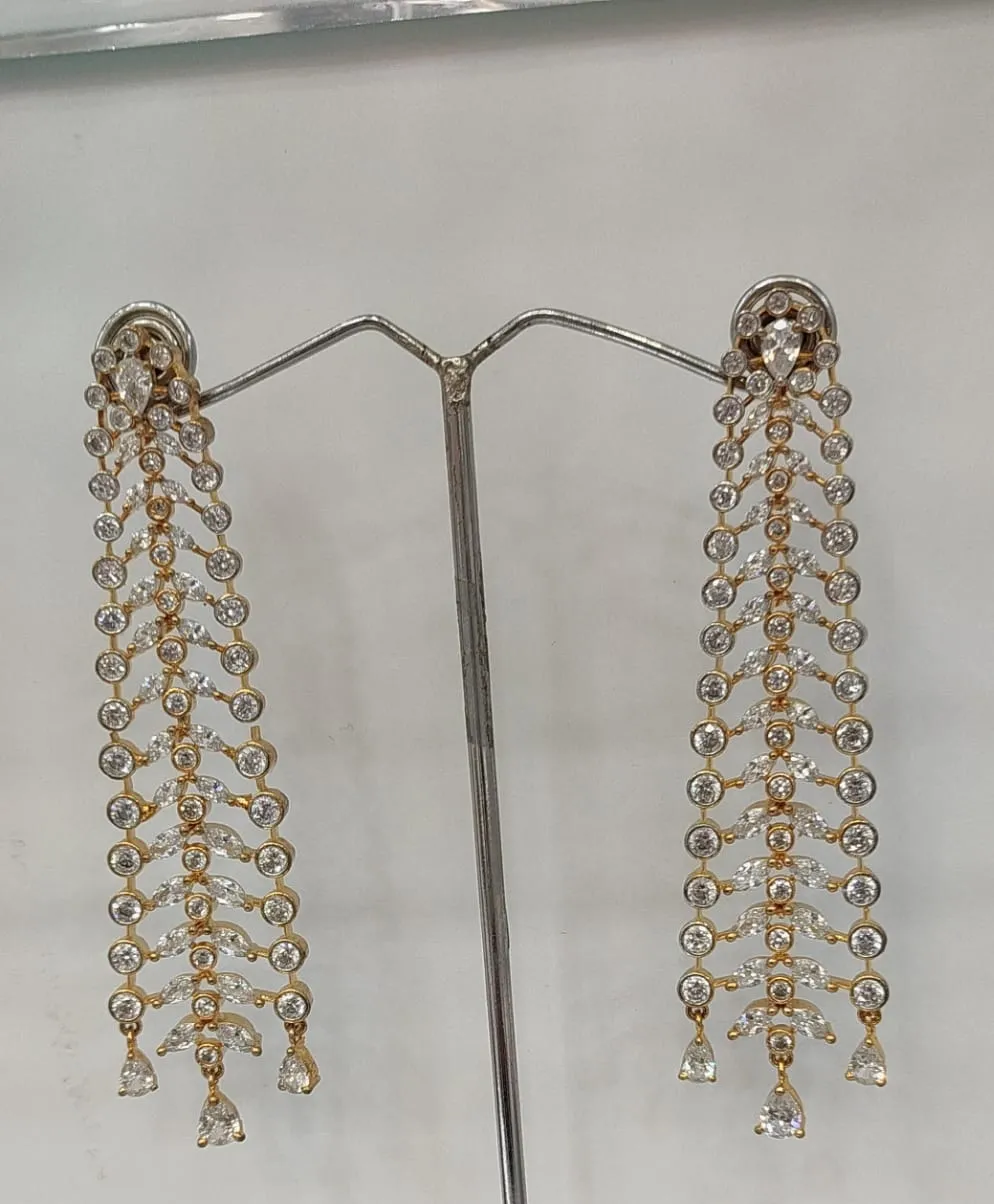 Crystal Drop Earrings view 2