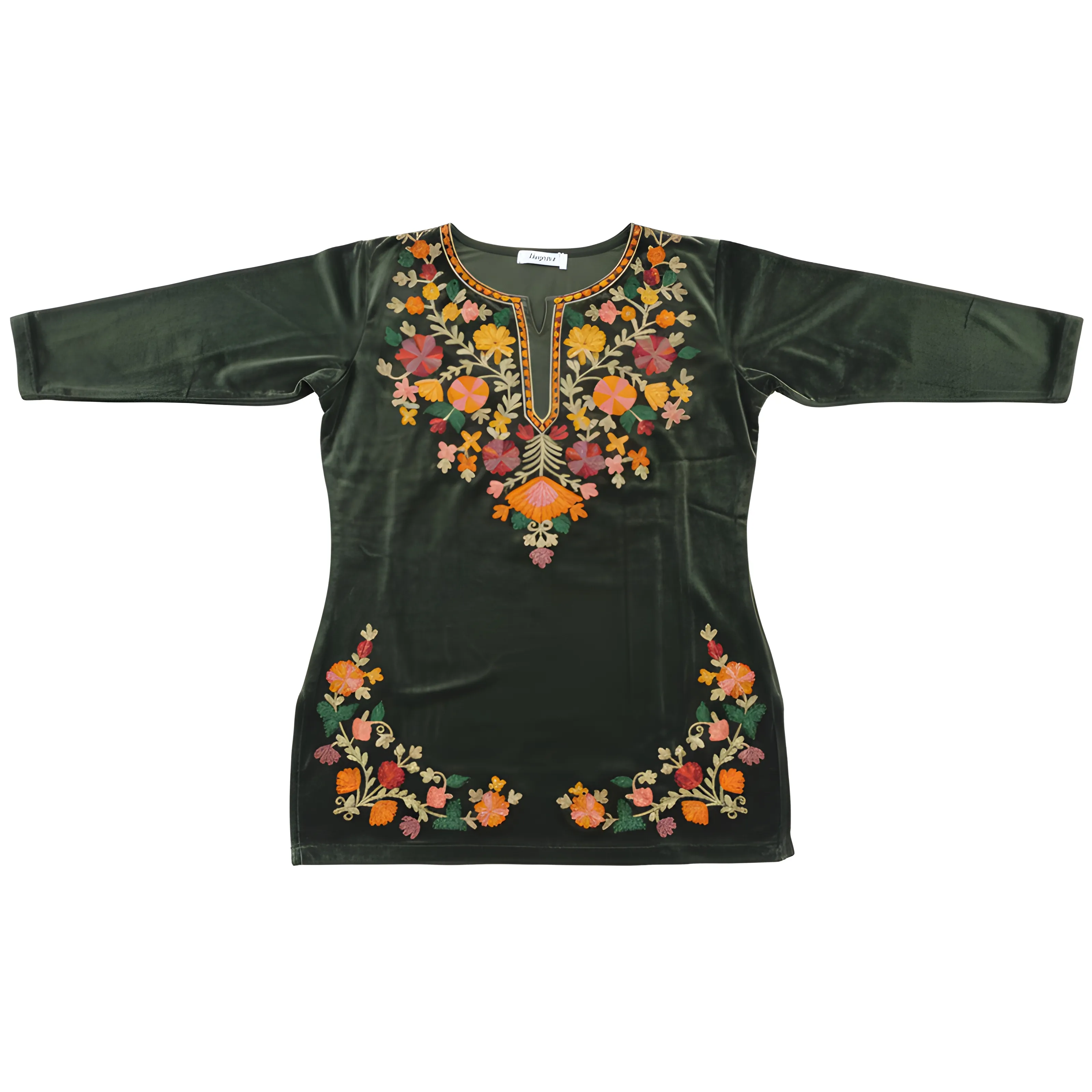 The Mirror Story Ladies Kurta Velvet view 2