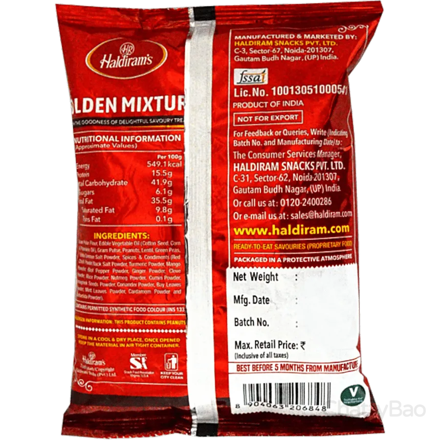 Haldirams Golden Mixture 150 g view 2