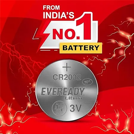 Eveready Ultima Coin Battery 3V CR2032 1 Piece view 4