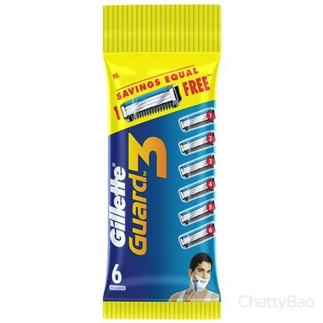 Gillette Guard 3 Cartridge 6 Pieces view 2