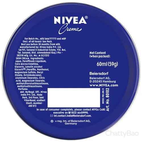 NIVEA Creme Multi-Purpose Moisturiser 60 ml view 2