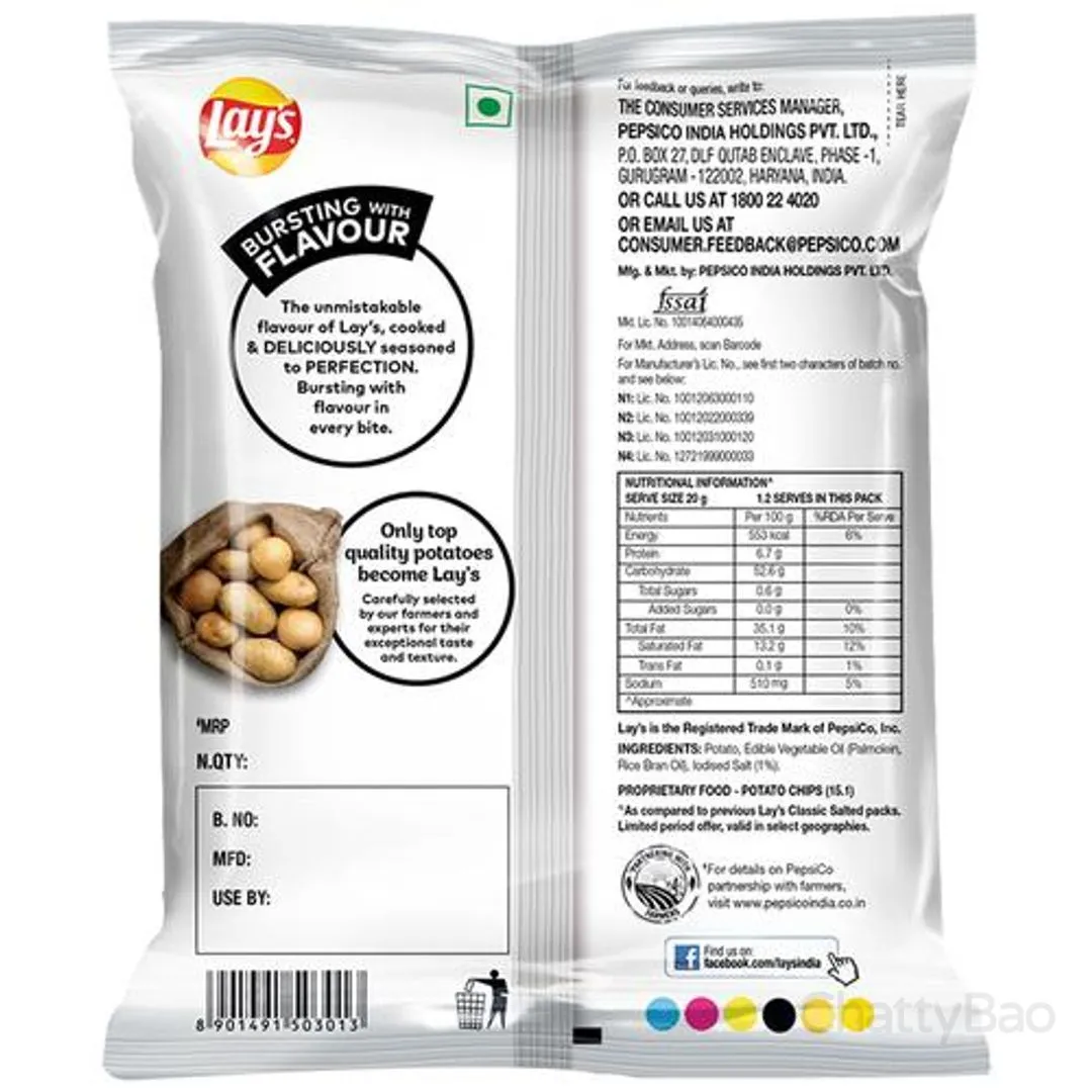 Lays Classic Salted Chips 23 g view 2