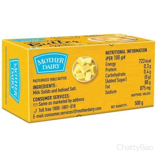 Mother Dairy Butter 500 g view 2