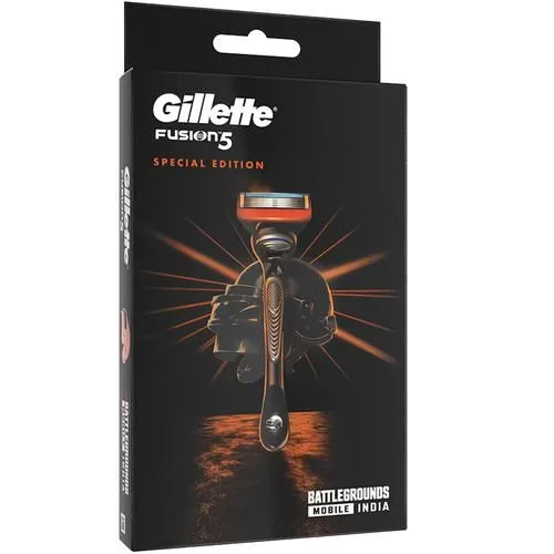 Gillette Fusion 5 Men’s Razor With Battlegrounds Mobile India Handle For Shaving 1 Piece view 3