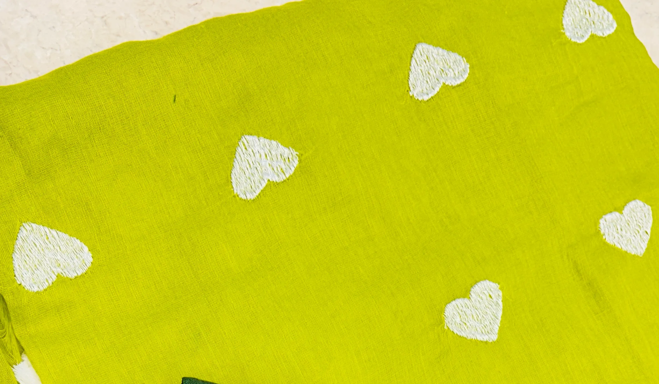 Embroidered Cotton Scarf view 2