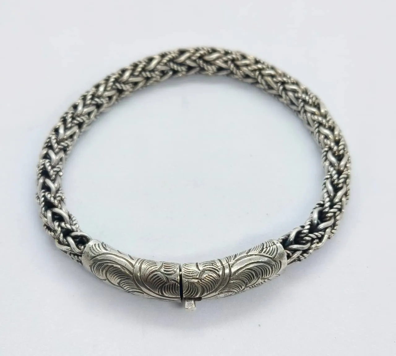 Silver Weave Bracelet (AVSBR-05) view 3
