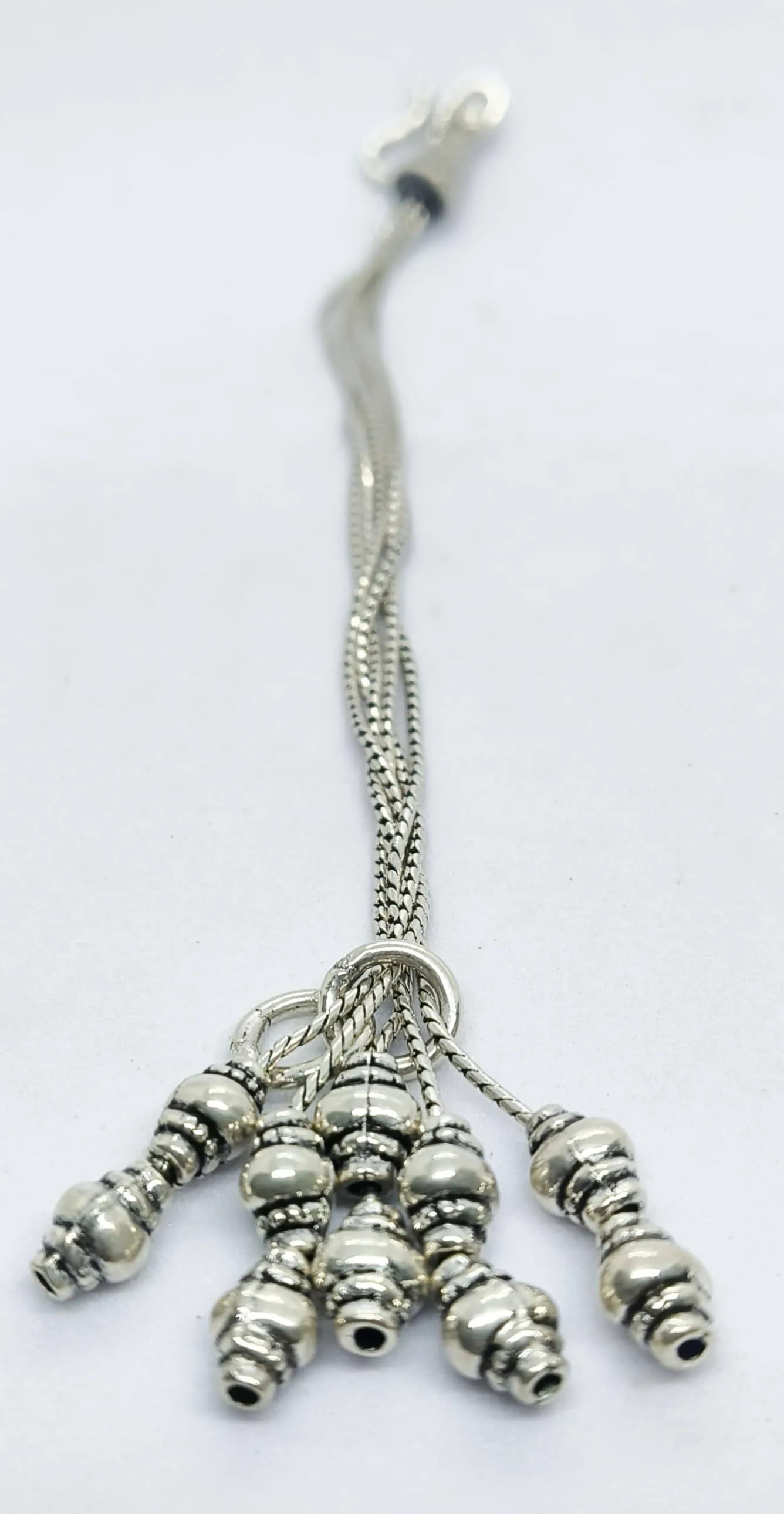Silver Charm Bracelet (AVSBR-030) view 4