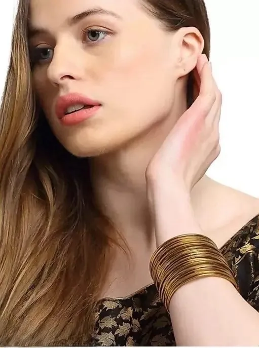 Pack Of 24 | Golden Bangle Set 2.4 view 2