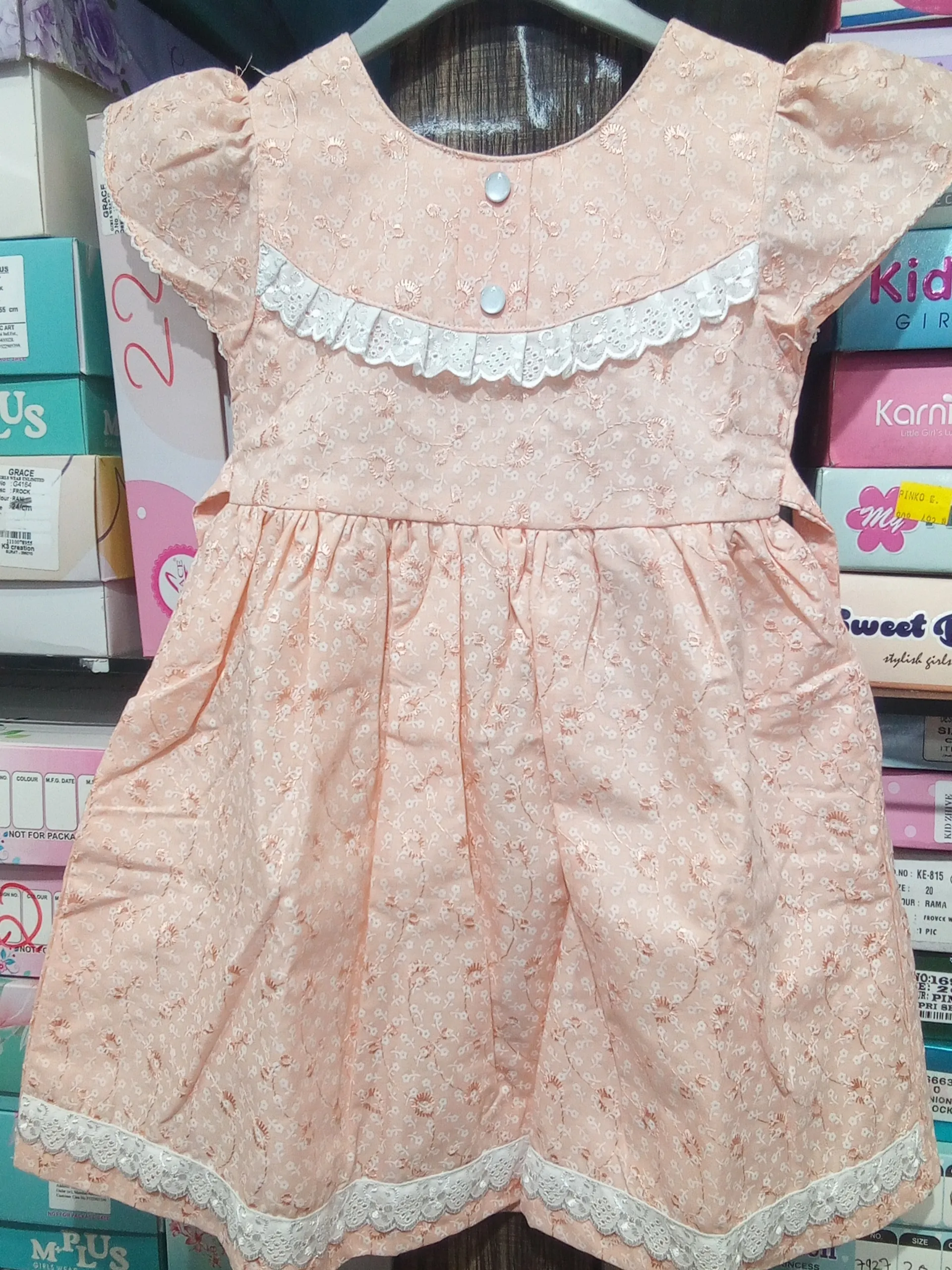Girls Fancy Frock Pch view 3