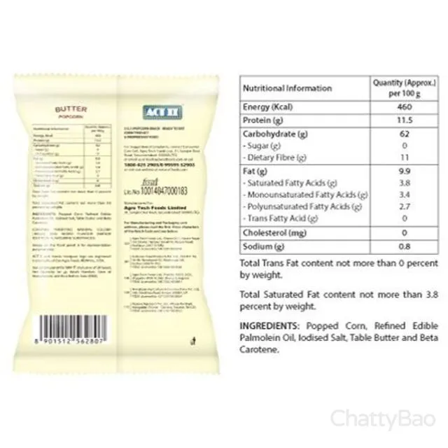 ACT II Butter Popcorn 50 g view 2