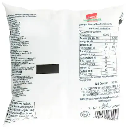 Amul A2 Buffalo Milk 500 ml view 2