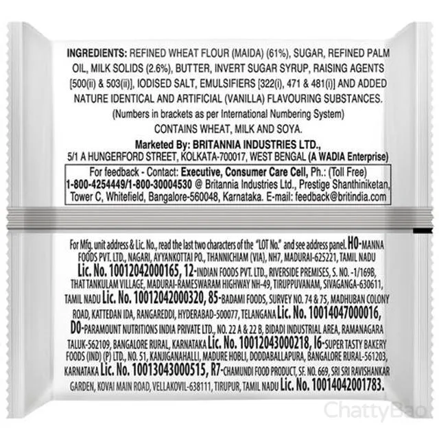 Britannia Milk Bikis Classic Biscuit Rs 10 view 2
