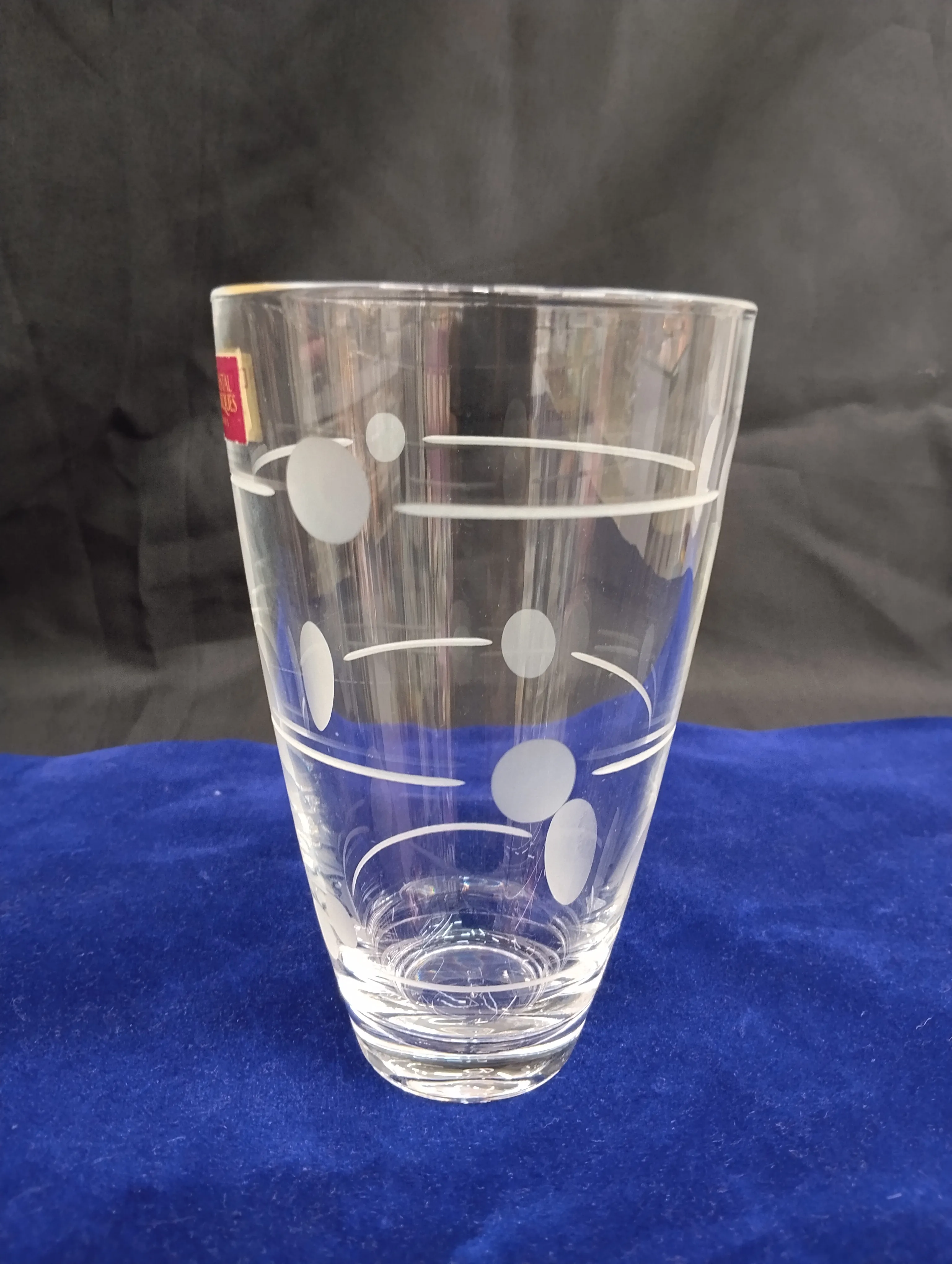 Etched Glass Tumbler view 2