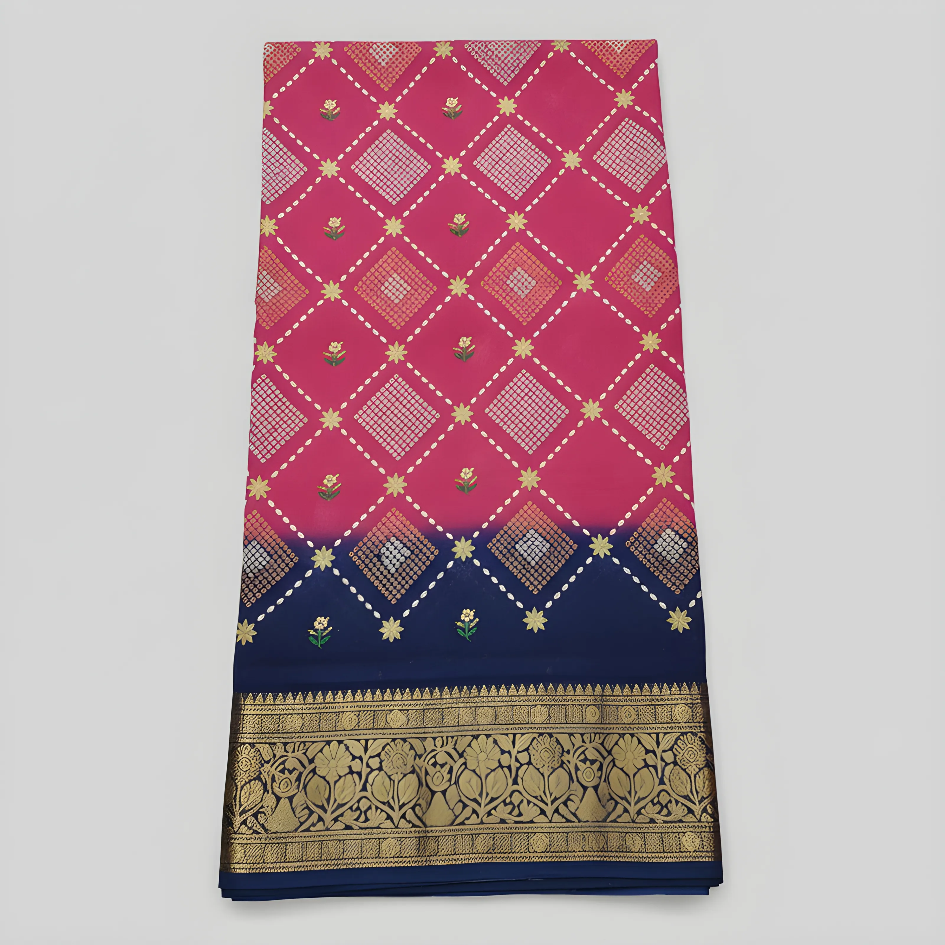The Mirror Story Rajwadi Silksaree view 2