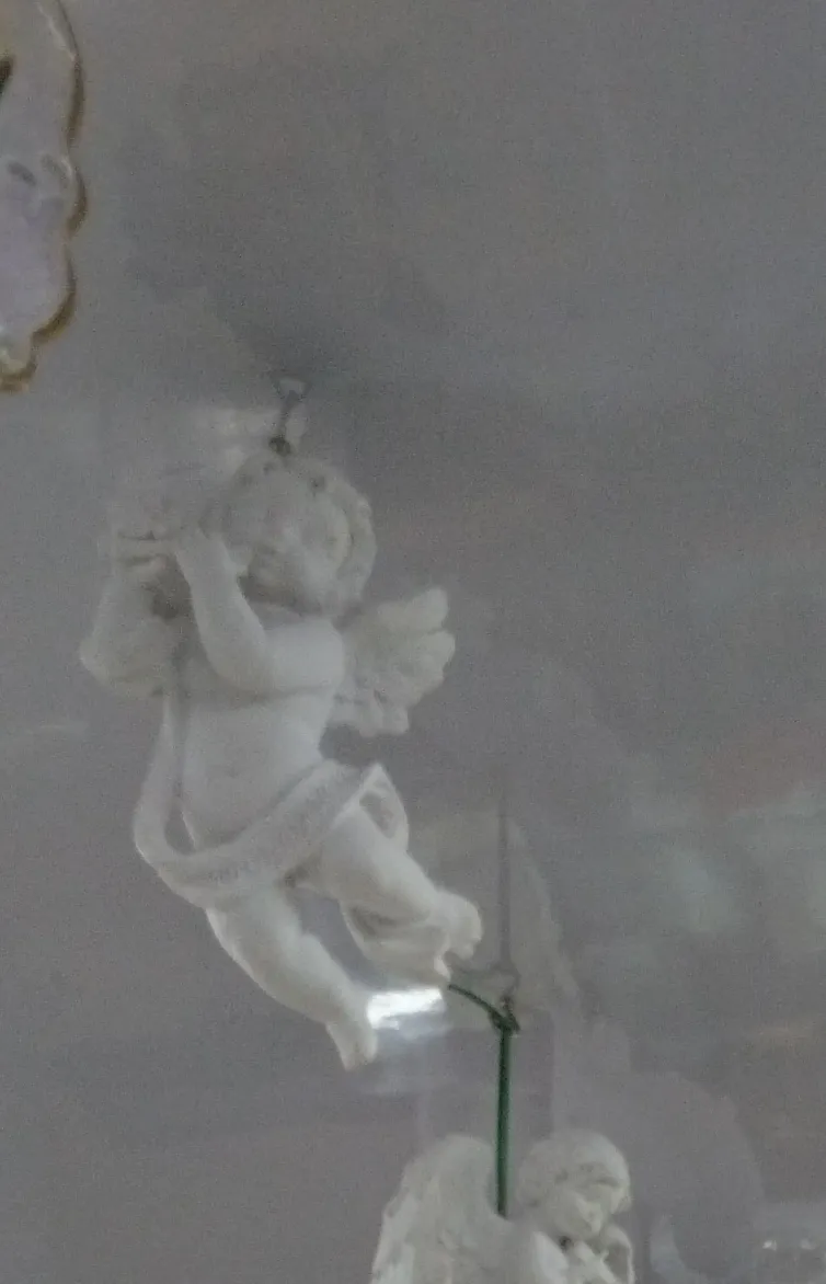 Cherub Figurine Hanging view 2