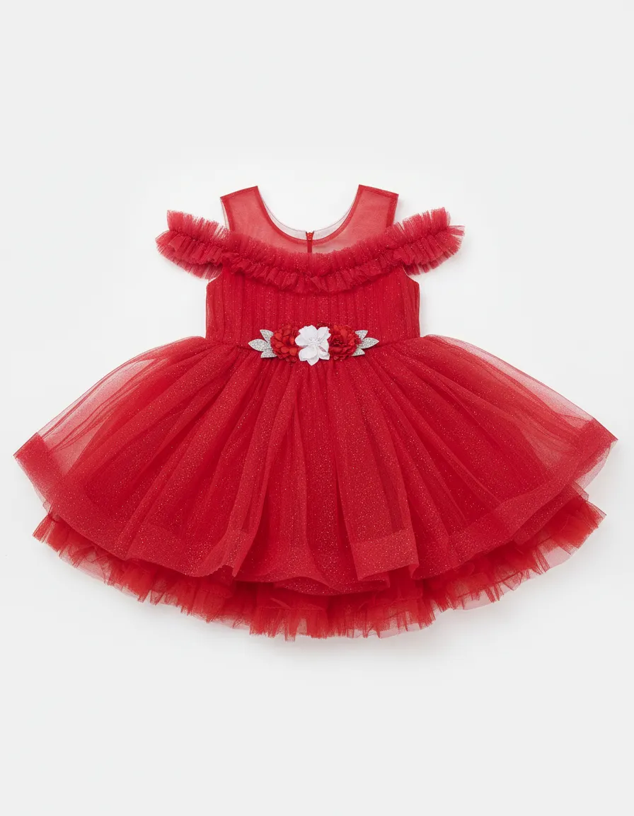 Girls Fancy Frock view 2