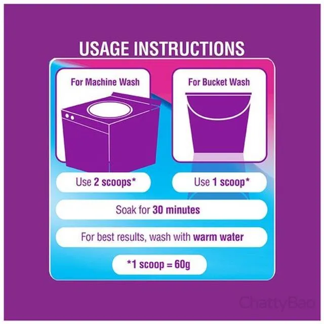 Mr White Detergent Washing Powder 1 Kg view 5