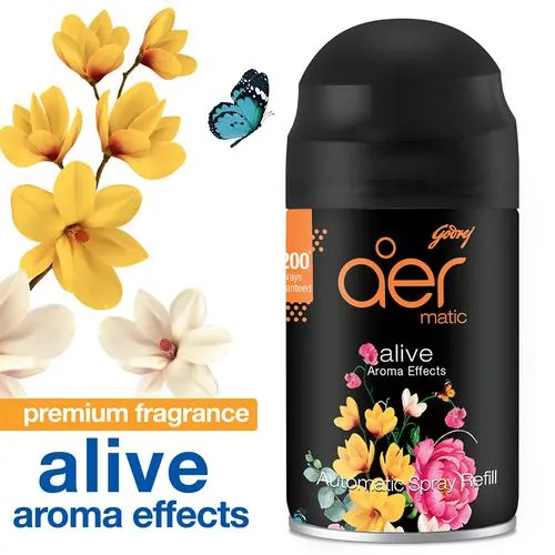 Godrej Aer Matic Refill Automatic Room Fresheners Alive 225ml view 3