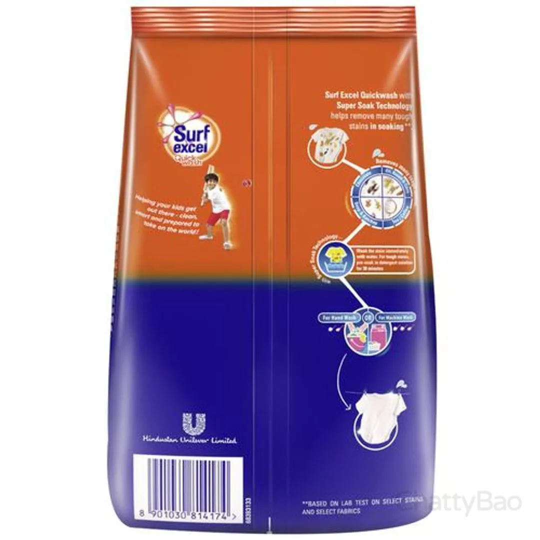 Surf Excel Quick Wash Detergent Powder 1 Kg view 2