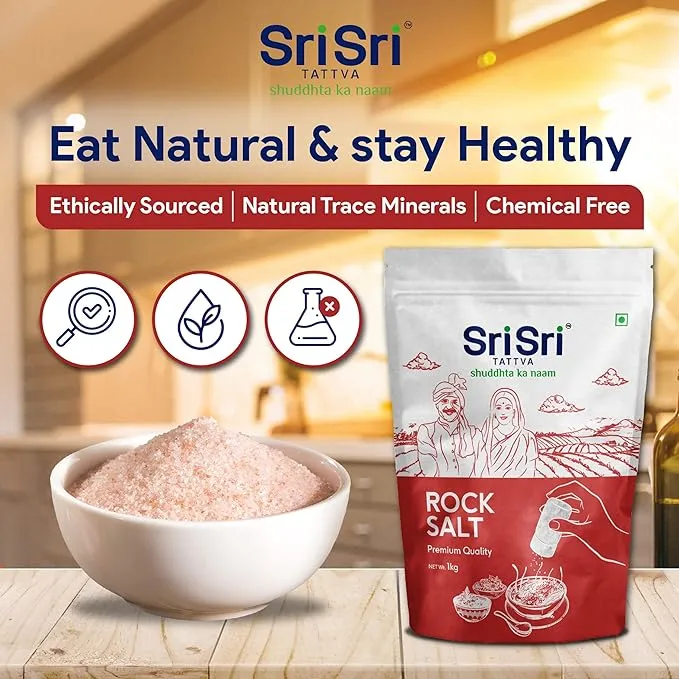 Sri Sri Tattva Sendha Namak Rock Salt 1 Kg view 2