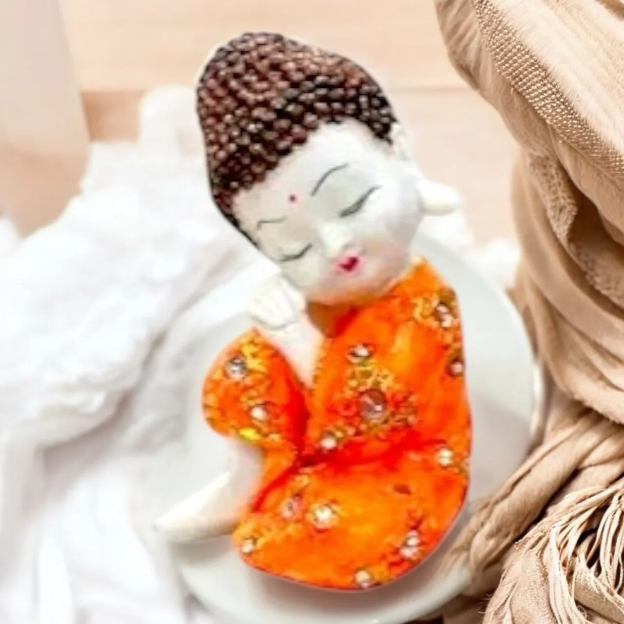 Decorative Buddha Figurine view 4