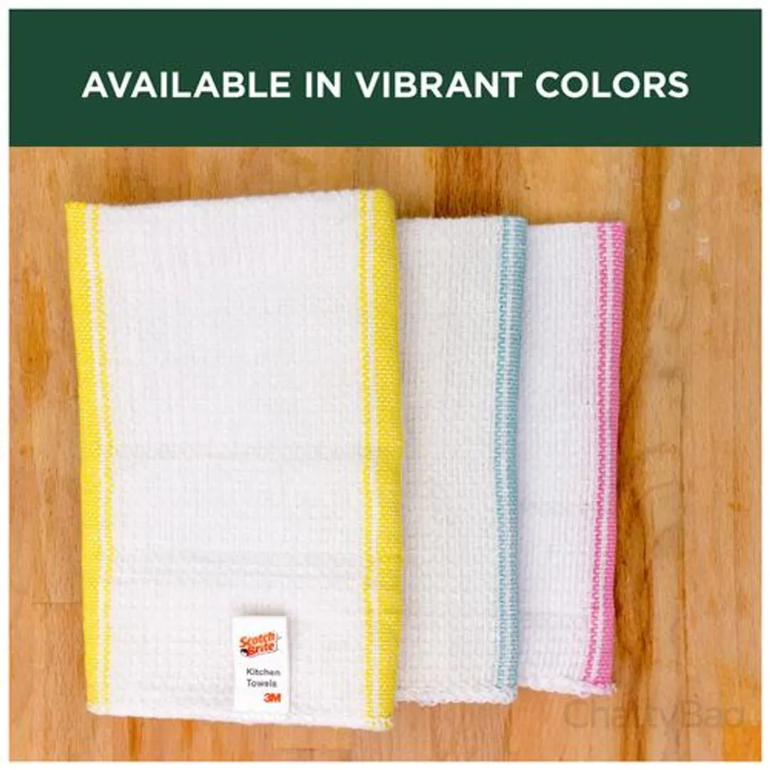 Scotch Brite Premium Kitchen Towel Cloth 3 Pieces view 3