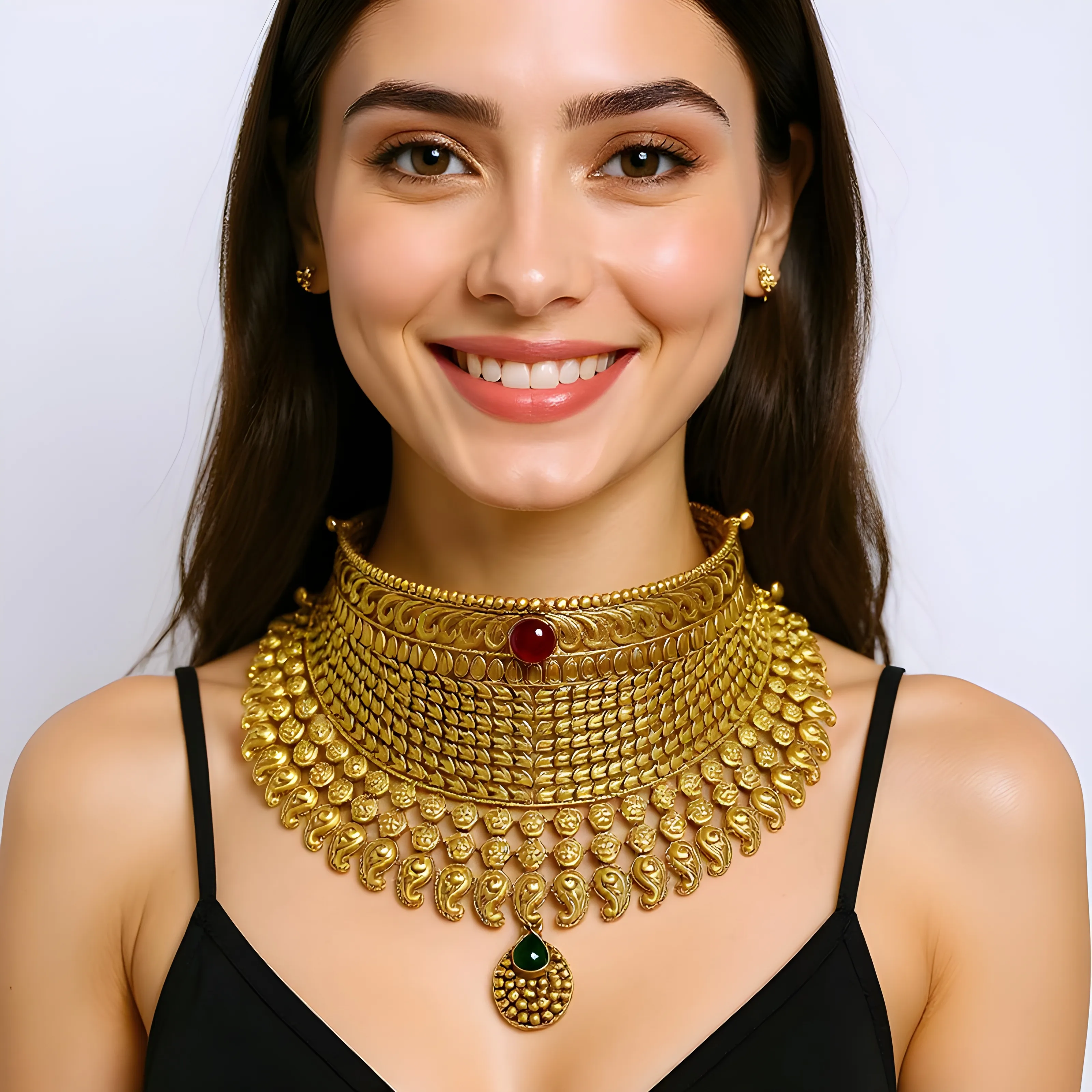Gold Choker Necklace view 2
