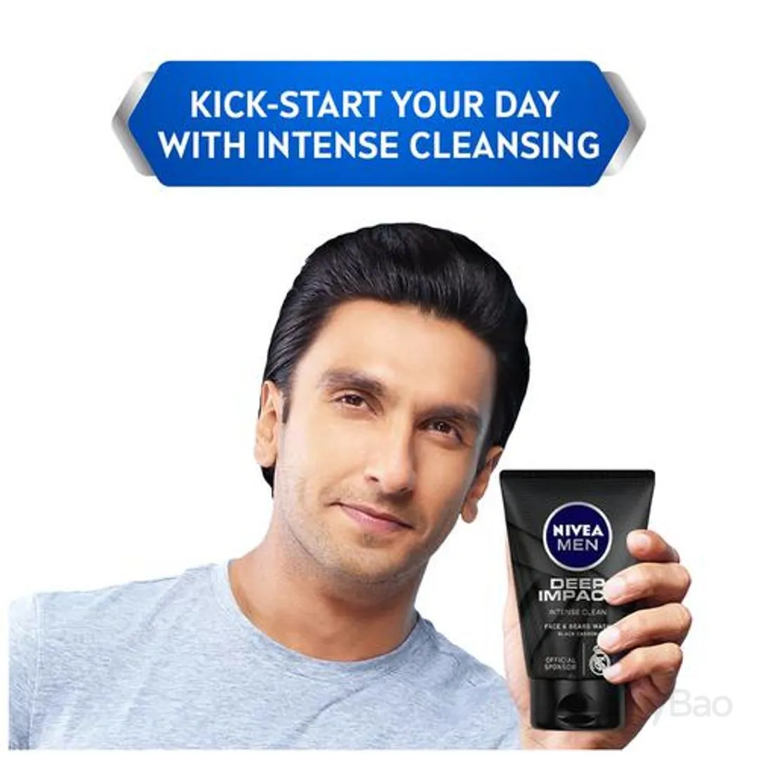 NIVEA Men Deep Impact Face Wash With Black Carbon 100 g view 3
