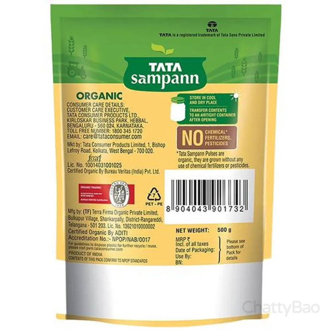 Tata Sampann Organic Masoor Dal 500 g view 2