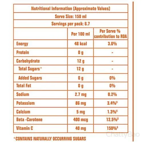 Real Activ 100% Orange Juice 1 L view 3