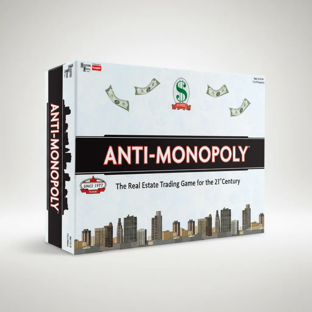 Funskool Anti Monopoly, Strategic & Mind Challenging Board Game for Kids, 2 to 6 Players, Family Fun, Learning Activity Toy for Childrens, Gift Set for Kid, Ages 8+ Years view 3