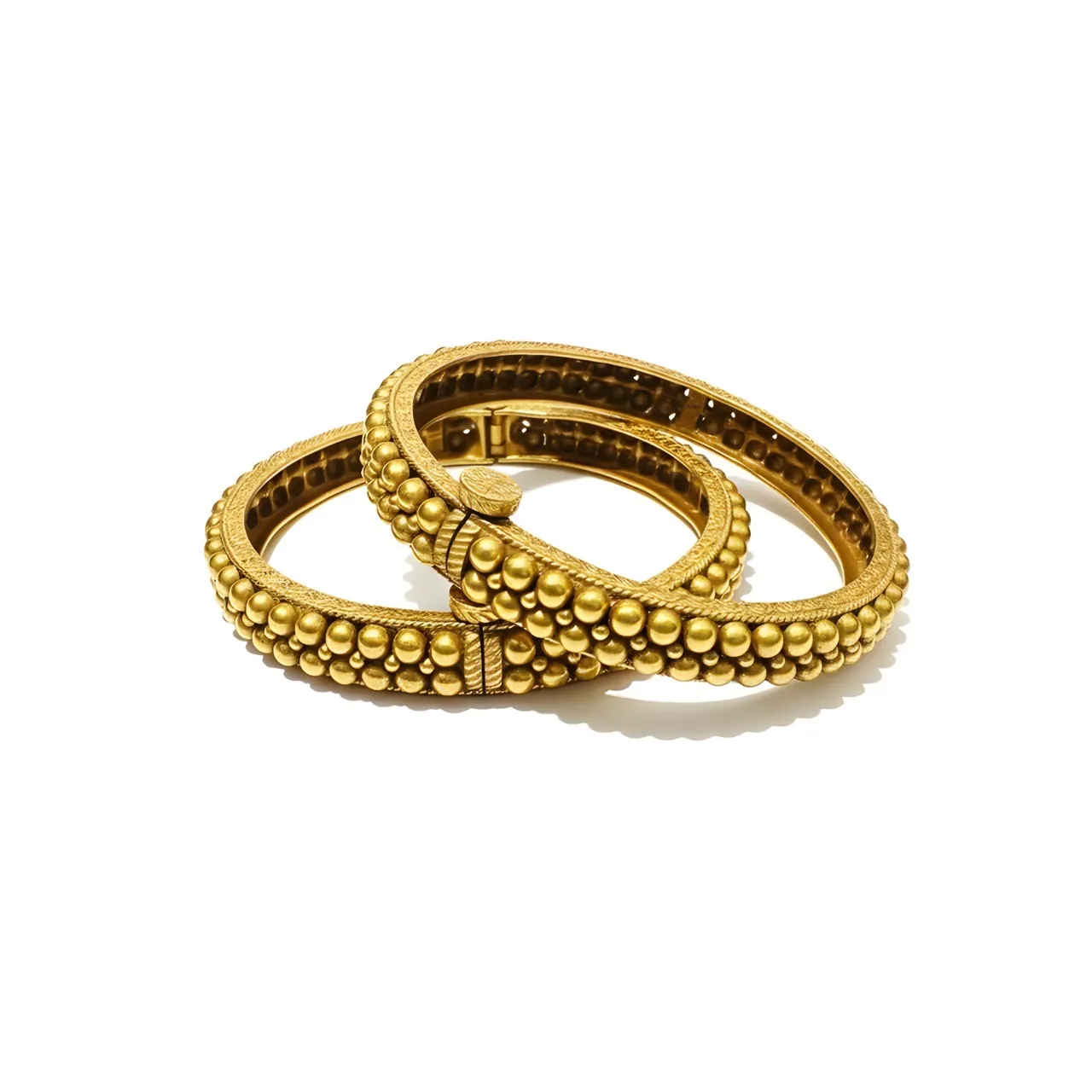 Gold Plated Traditional Kangan view 3