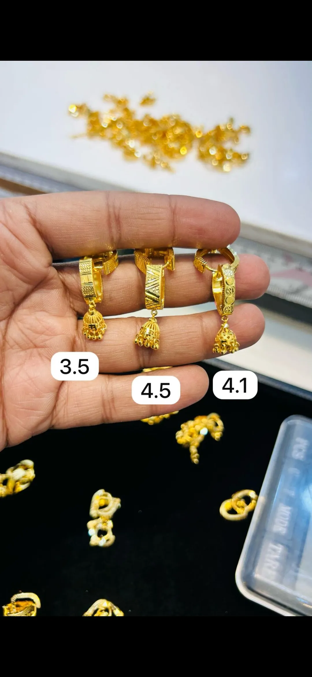 Golden Earrings view 2