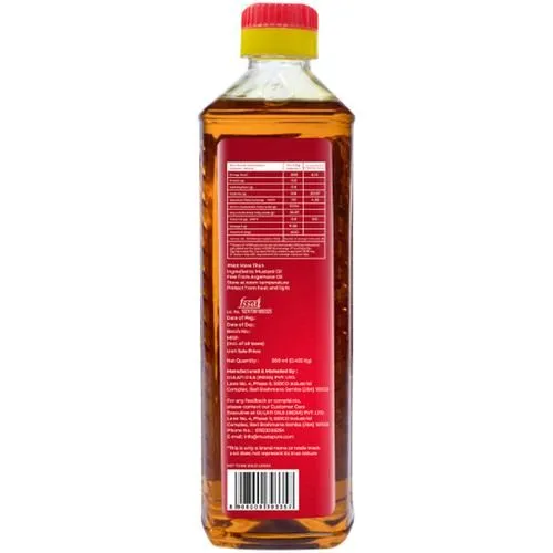 Musta Pure Kacchi Ghani Mustard Oil Bottle 500 ml view 2