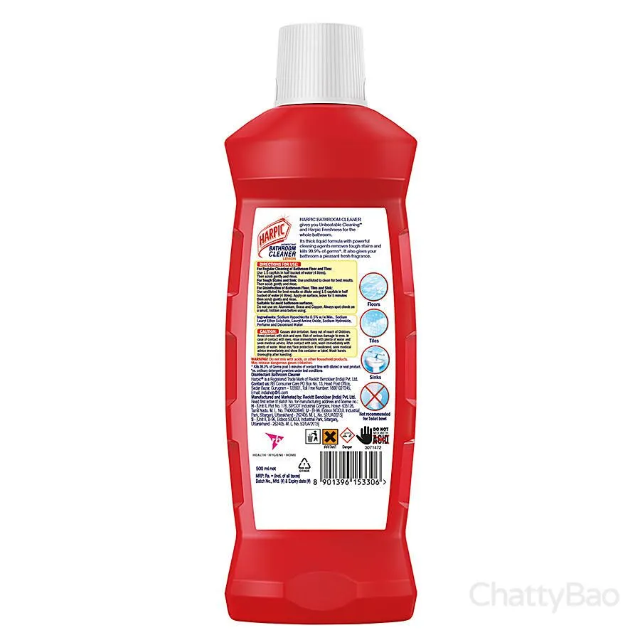 Harpic Bathroom Cleaner Lemon 500 ml view 2